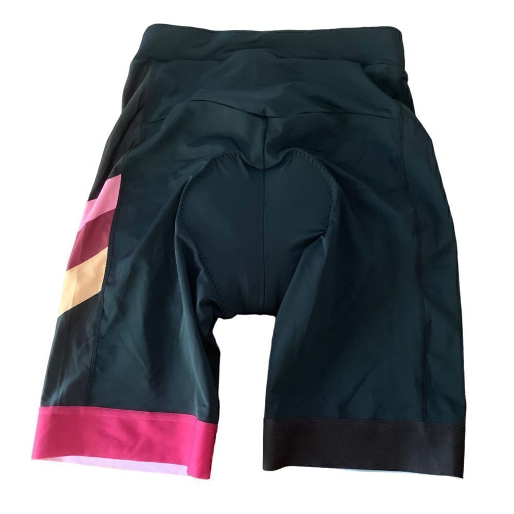 Anivivo NWT Womens Black Stripe Accent Cycling Bike Shorts Sz 2XL